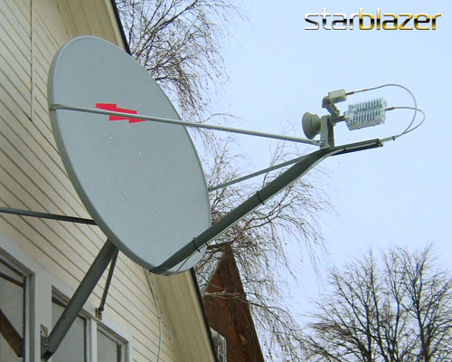 StarBlazer – cпутниковый Интернет за городом, на даче