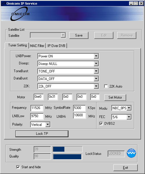   StarBlazer   Omicom SS 4 DVB-S2 PCI