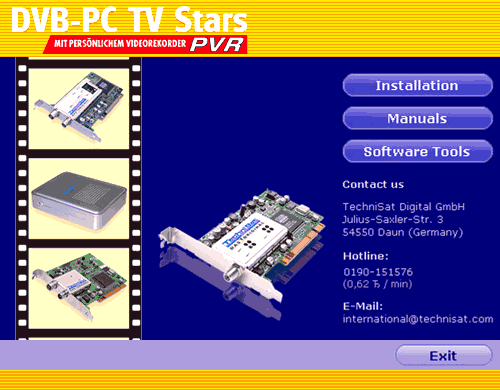 Спутниковый Интернет StarBlazer – настройка SkyStar S2 DVB-S2 PCI (SS S2)